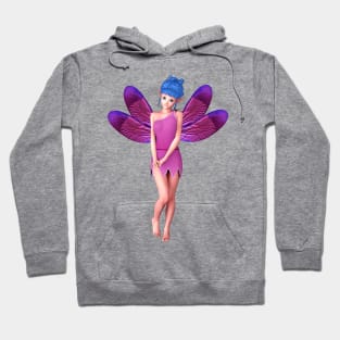 I need a hug elf fairy faerie pink dragonfly wings Hoodie